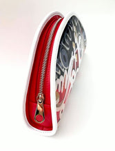 Load image into Gallery viewer, &quot;Writing on the Wall&quot; Small Clutch - Red